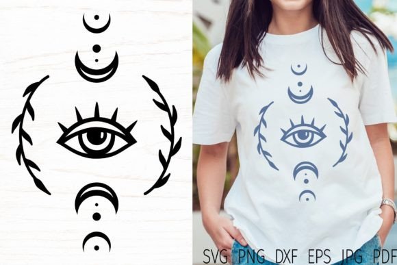Download Mystical Evil Eye with Moon - Evil Collection