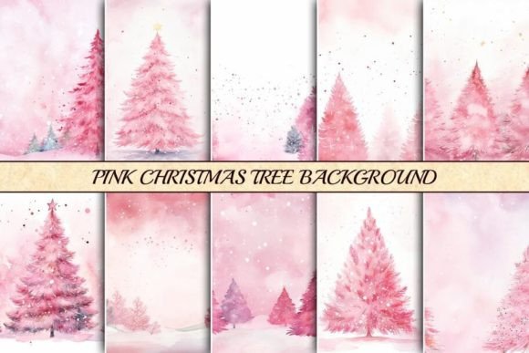 Download Pink Christmas Tree Background - Pink christmas tree background Collection