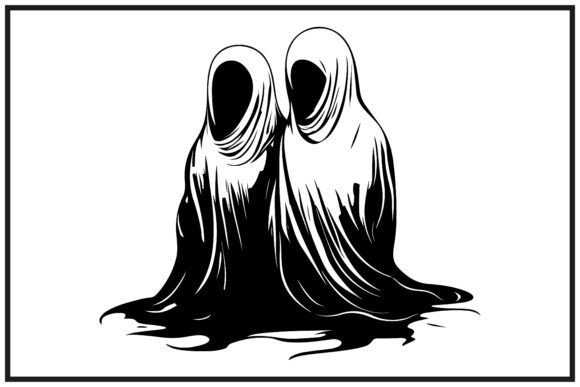 Download Poltergeist Black Silhouette Vector - Poltergeist Collection