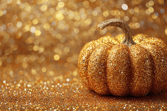 Download Golden Glitter Pumpkin Background - Glitter pumpkin background Collection