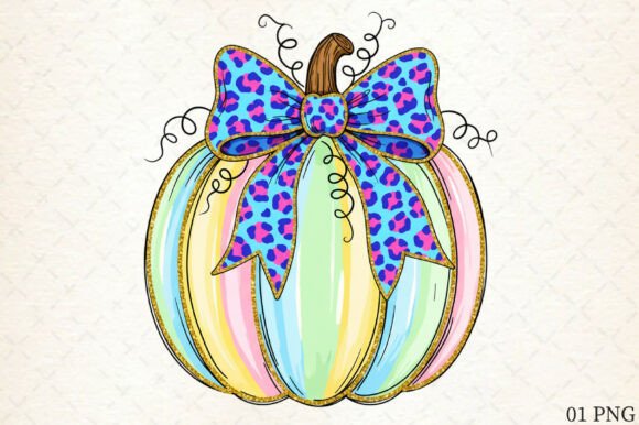 Download Brushstroke Coquette Glitter Pumpkin PNG - Premium Resources
