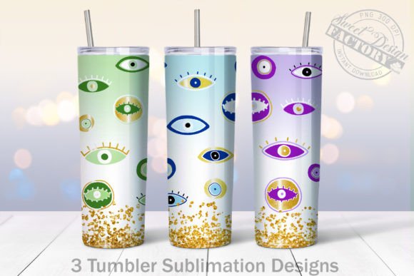 Download Evil Eyes Tumbler Designs BUNDLE - Evil Collection