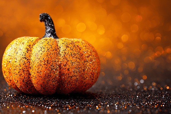 Download Halloween Pumpkin with Glitter Sparkle - Premium Resources